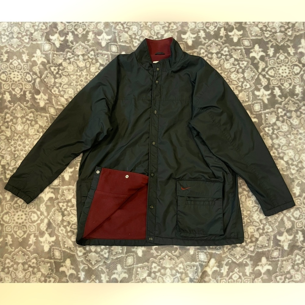 Vintage 90's Nike Insulated Parka/Trench Coat Men's Size XL